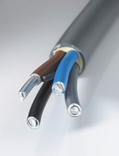 PVC installation cables - aluminum